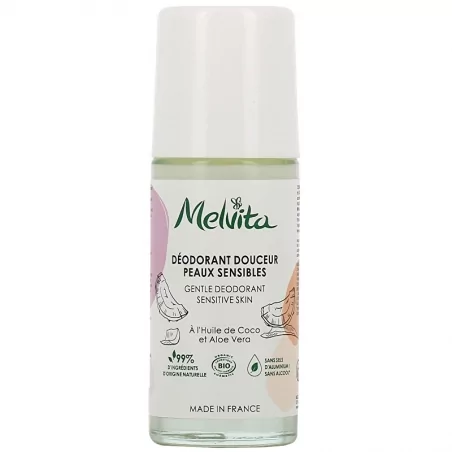 Organický kuličkový deodorant (Gentle Deodorant) Melvita - 50 ml