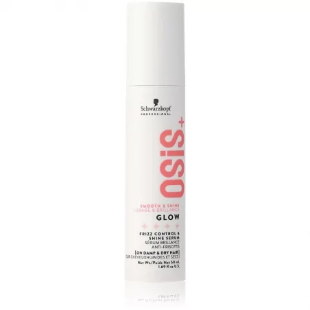 Lesklé sérum proti krepatění vlasů OSiS Glow (Frizz Control & Shine Serum) Schwarzkopf Professional - 50 ml