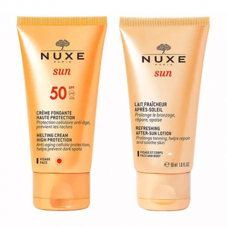Dárková sada Sun Facial Melting Cream Nuxe