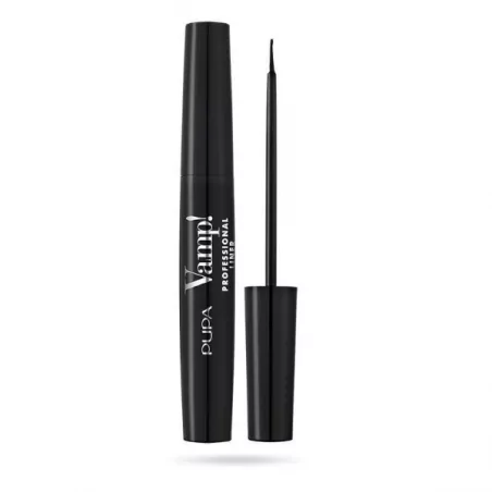 Voděodolné oční linky Vamp! (Professional Waterproof Eyeliner) PUPA Milano / Odstín: 100 Extra Black - 4,5 ml