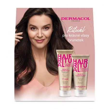 Dárková sada vlasové péče Hair Ritual Brunette Dermacol