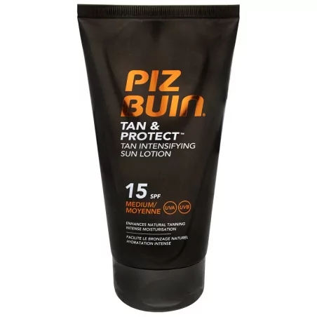 Mléko urychlující proces opalování SPF 15 (Tan & Protect Tan Intensifying Sun Lotion) Piz Buin - 150 ml