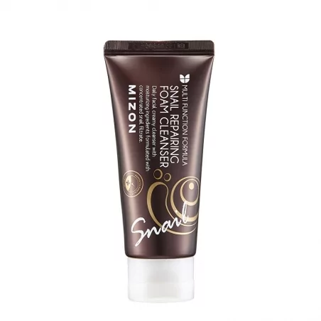 Čisticí pleťová pěna s filtrátem hlemýždího sekretu (Snail Repairing Foam Cleanser) Mizon - 60 ml