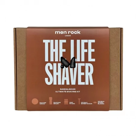 Dárková sada holicí péče Sandalwood (Ultimate Classic Shaving Gift Set) Men Rock London