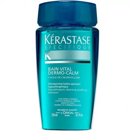Šampon pro citlivou vlasovou pokožku pro normální až smíšené vlasy Bain Vital Dermo-Calm (Hypoallergenic Hydra-Soothing Shampoo)