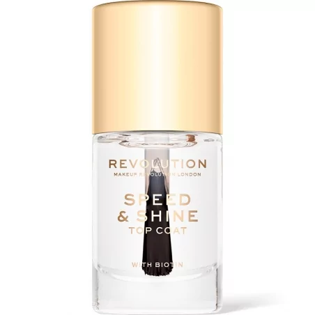 Lak na nehty Revolution (Speed & Shine Top Coat) Revolution - 10 ml