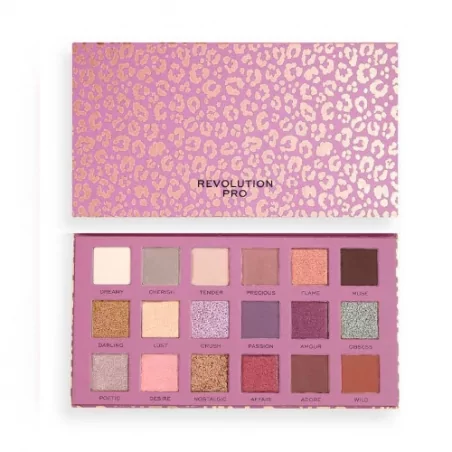 Paletka očních stínů New Neutral Romance Revolution PRO - 18 g