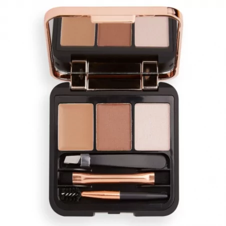Sada na úpravu obočí Brow Sculpt Kit Revolution / Odstín: Brown - 2,2 g