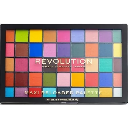 Maxi paletka 45 očních stínů Re-Loaded (Maxi Reloaded Palette Monster Mattes) Revolution - 60,75 g