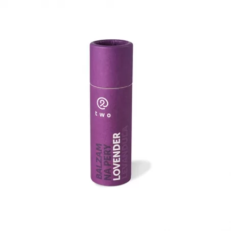 Pečující balzám na rty s antistresovým účinkem LOVENDER two cosmetics - 10 g