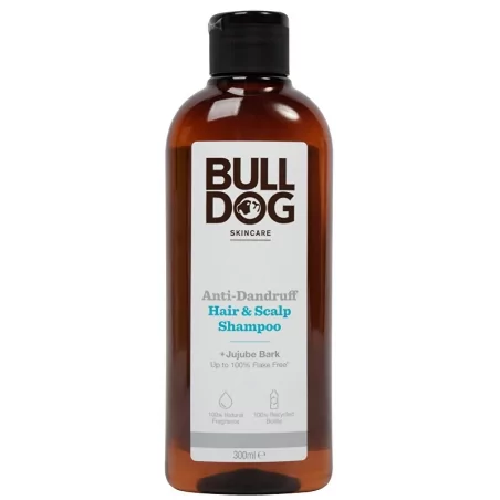 Šampon proti lupům (Anti-Dandruff Hair & Scalp Shampoo + Jujube Bark) Bulldog - 300 ml