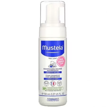 Pěnový šampon pro novorozence (Foam Shampoo for Newborns) Mustela - 150 ml