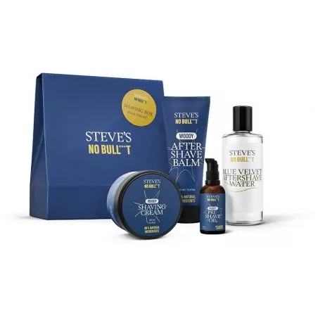 Dárková sada Shaving Box Blue Velvet Steve´s