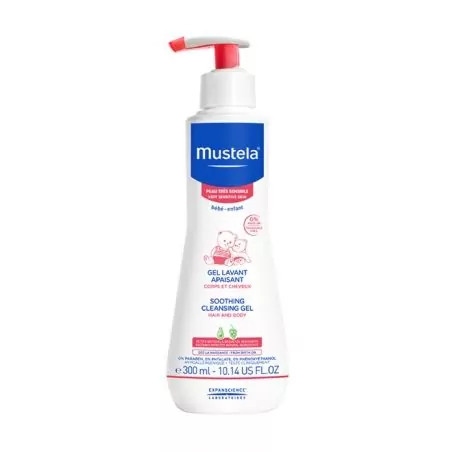Dětský uklidňující sprchový gel pro velmi citlivou pokožku (Soothing Cleansing Gel) Mustela - 300 ml