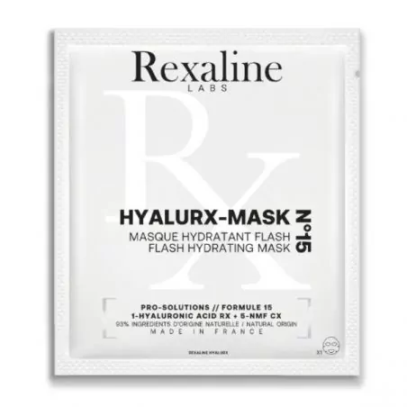 Plátýnková maska pro okamžitou hydrataci Hyalurx (Flash Hydrating Mask) Rexaline - 20 ml
