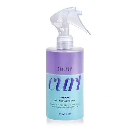 Sprej pro kudrnaté a vlnité vlasy Curl Wow Shook (Mix+Fix Bundling Spray) Color Wow - 295 ml