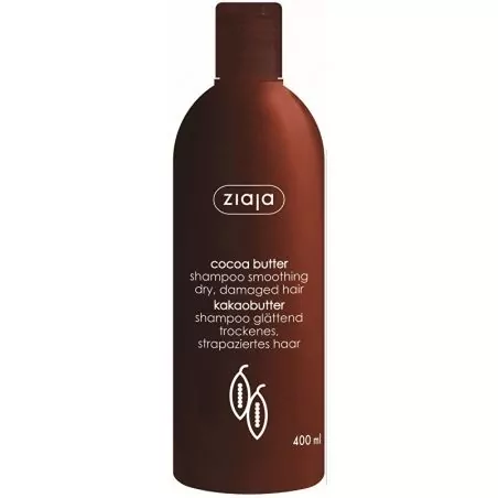 Vyhlazující šampon na suché a poškozené vlasy Cocoa Butter Ziaja - 400 ml