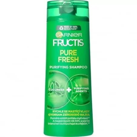 Posilující šampon na rychle se mastící vlasy Fructis (Pure Fresh Purifying Shampoo) Garnier - 400 ml