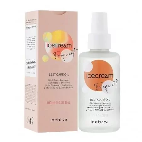 Rozjasňující dvoufázový olej Ice Cream Frequent (Best Care Oil) Inebrya - 100 ml