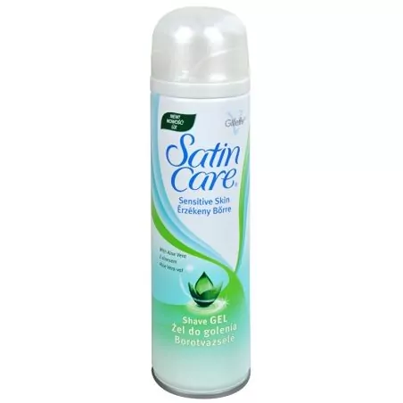 Gel na holení pro suchou a citlivou pokožku Satin Care Aloe Vera (Shave Gel) Gillette - 200 ml