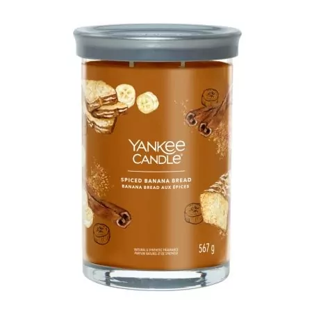 Aromatická svíčka Signature tumbler velký Spiced Banana Bread Yankee Candle - 567 g