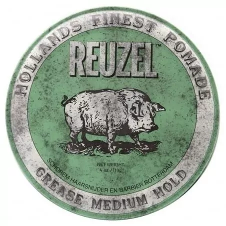 Pomáda na vlasy se střední fixací (Green Pomade Grease) Reuzel - 113 g