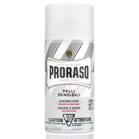Pěna na holení pro citlivou pokožku se zeleným čajem White (Shaving Foam) Proraso - 300 ml