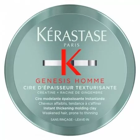 Vosk pro zhuštění vlasů Genesis Homme (Instant Thickening Molding Clay) Kérastase - 75 ml