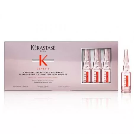 Intenzivní kúra pro slabé vlasy se sklonem k vypadávání Genesis (Ampoules Cure Anti-Chute Fortifiantes) Kérastase - 10 x 6 ml