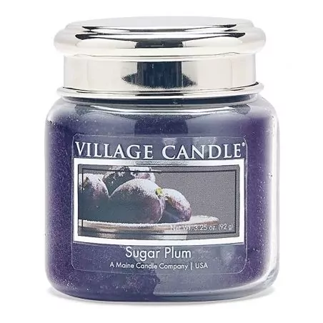 Vonná svíčka Sladká švestka (Sugar Plum) Village Candle - 92 g