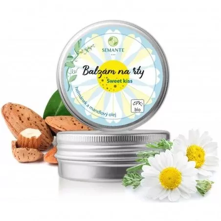 Ochranný balzám na rty s heřmánkem "Sweet kiss" BIO - 30 ml