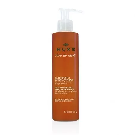 Šetrný čisticí a odličovací gel Reve de Miel (Facial Cleansing and Make-Up Removing Gel) Nuxe - 200 ml