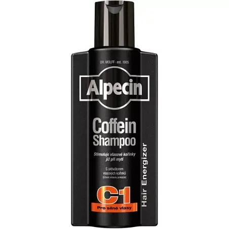 Kofeinový šampon proti vypadávání vlasů C1 Black Edition (Coffein Shampoo) Alpecin - 375 ml