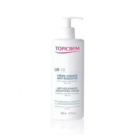 Tělový krém na hrubou a suchou pokožku UR10 (Anti Roughness Smoothing Cream) Topicrem - 500 ml