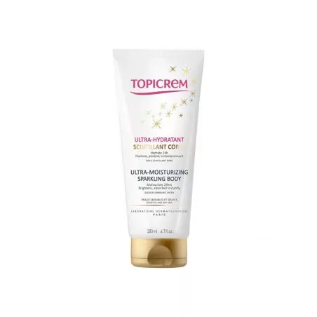 Intenzivně hydratační tělové mléko se třpytkami (Ultra-Moisturizing Sparkling Body) Topicrem - 200 ml