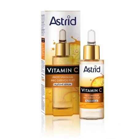 Sérum proti vráskám pro zářivou pleť Vitamin C Astrid - 30 ml