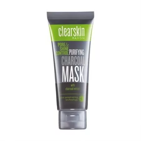 Čisticí pleťová maska s výtažkem z černého uhlí Cleasrkin (Purifying Charcoal Mask) Avon - 75 ml