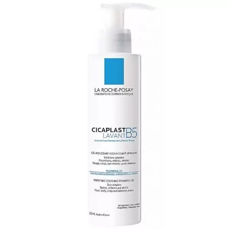 Čisticí zklidňující pleťový gel Cicaplast B5 (Purifying Soothing Foaming Gel) La Roche Posay - 200 ml