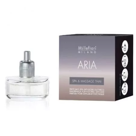 Náhradní náplň do elektrického difuzéru Aria / Spa & Massage Thai Millefiori Milano - 20 ml