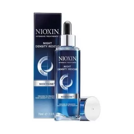 Intenzivní noční ošetření pokožky proti vypadávání vlasů (Night Density Rescue) Nioxin - 70 ml