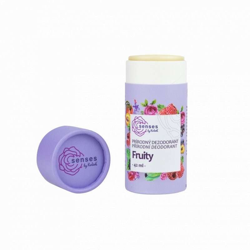 Tuhý deodorant účinný až 24 hodin "Fruity" Kvitok - 42 ml