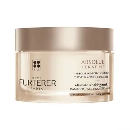 Regenerační maska pro extrémně poškozené vlasy normální a jemné Absolue Keratin (Ultimate Repairing Mask) René Furterer - 200 ml