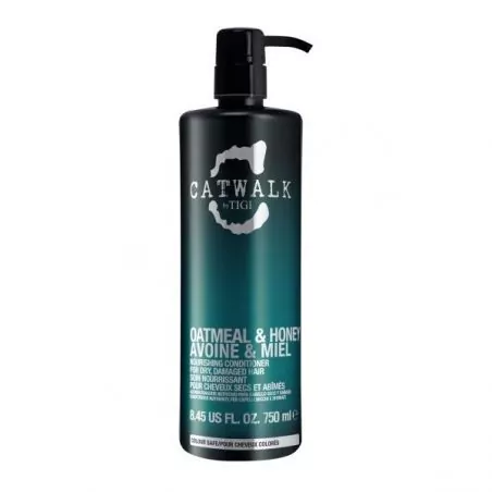 Vyživující kondicionér na suché a poškozené vlasy Catwalk Oatmeal & Honey (Nourishing Conditioner) Tigi - 750 ml