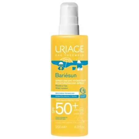 Dětský hydratační sprej na opalování SPF 50+ Bariesun (Moisturizing Kid Spray) Uriage - 200 ml