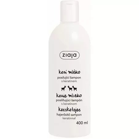 Šampon na suché a matné vlasy s keratinem Goat`s Milk Ziaja - 400 ml