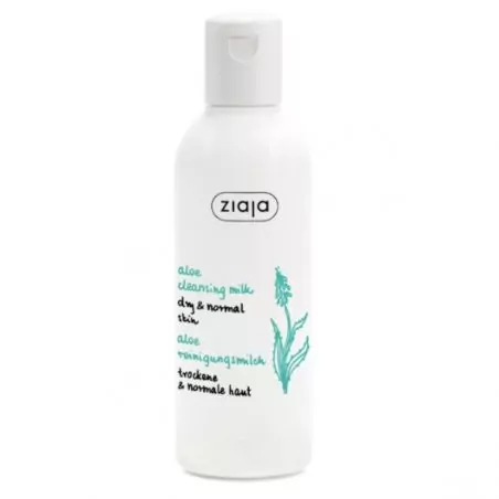 Čisticí pleťové mléko s aloe vera pro suchou a normální pleť (Aloe Cleansing Milk) Ziaja - 200 ml
