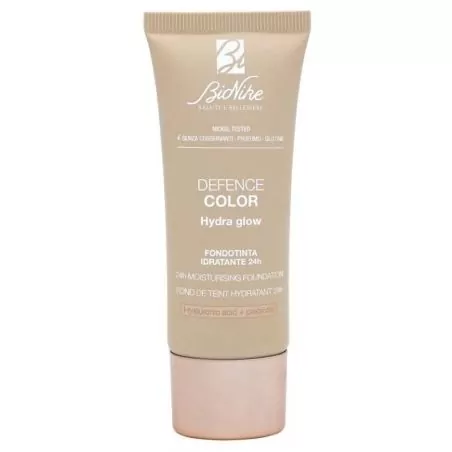 Hydratační make-up Defence Color Hydra Glow (24h Moisturising Foundation) BioNike / Odstín: 104 Beige - 30 ml