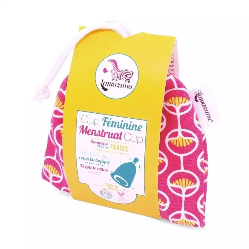 Menstruační kalíšek silikonový tvrzený platinou růžový velikosti M - Lamazuna Menstruační kalíšek silikonový tvrzený platinou růžový velikosti M - Lamazuna
