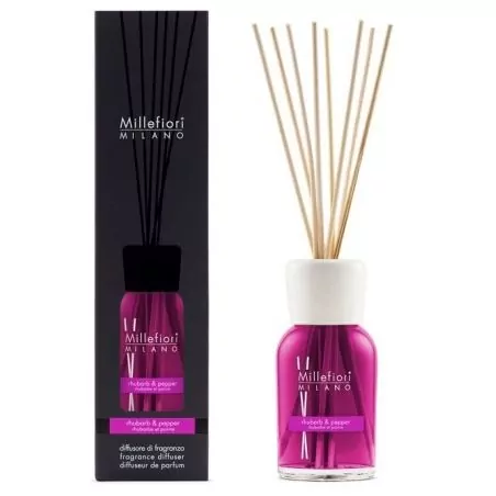 Aroma difuzér Natural Rebarbora a pepř Millefiori Milano - 500 ml