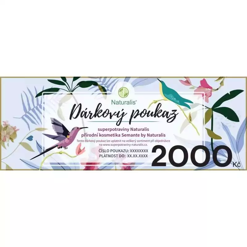 Dárkový voucher 2000 Kč